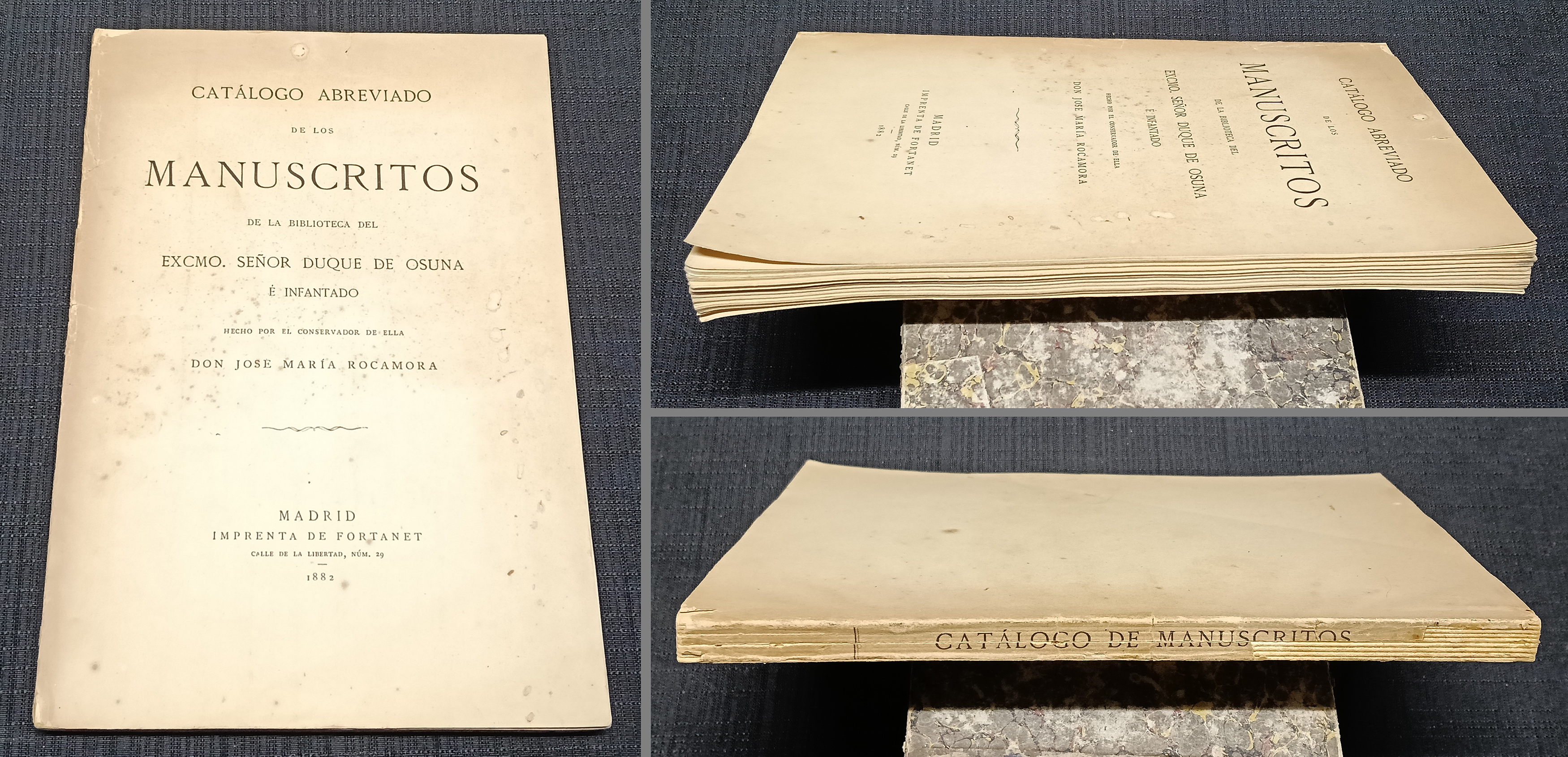 Catálogo abreviado de manuscritos de la Biblioteca del Excmo. Señor …