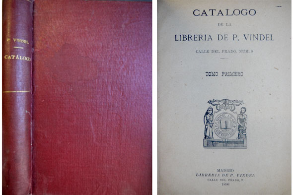 Catálogo de la Librería de Pedro Vindel, Calle del Prado …