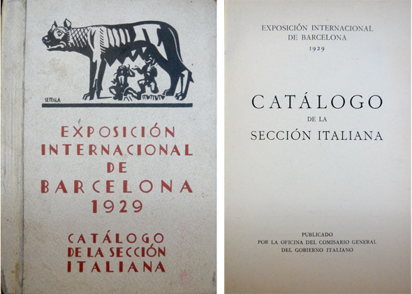 Catálogo de la Sección Italiana en la Exposición Internacional de …