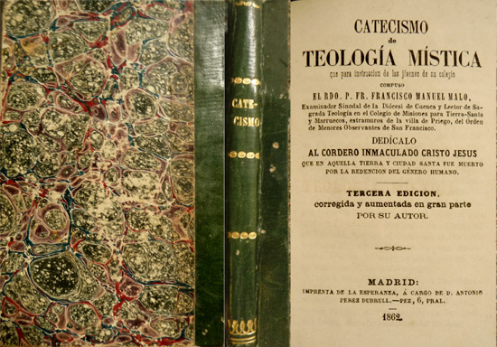 Catecismo de Teología Mística, que para instrucción de los jóvenes …
