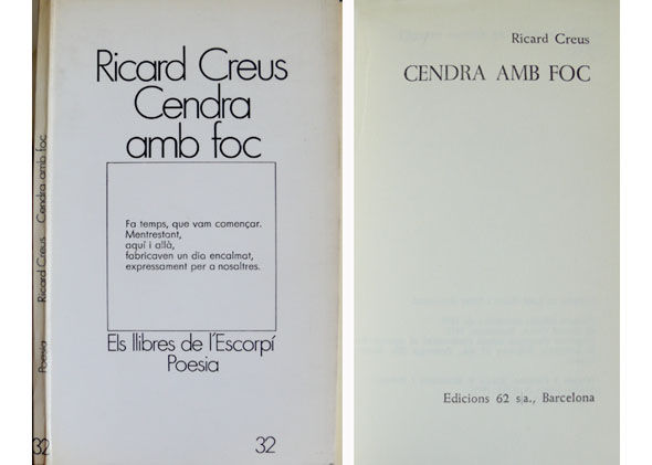 Cendra amb foc.