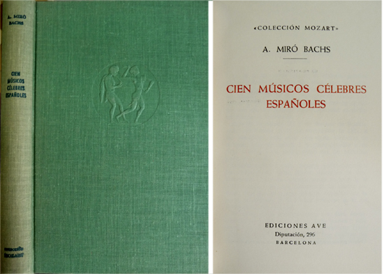 Cien músicos célebres españoles.