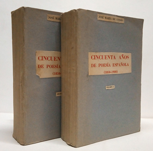 Cincuenta años de Poesía Española (1850-1900).