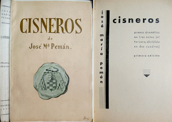 Cisneros. Poema dramático en tres actos.