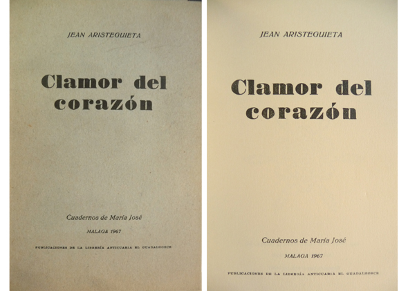 Clamor del corazón. Nota a la edición por Carlos Murciano.