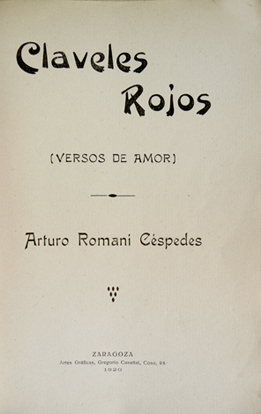 Claveles Rojos. Versos de amor.