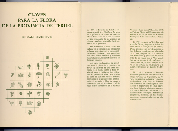 Claves para la Flora de la Provincia de Teruel.
