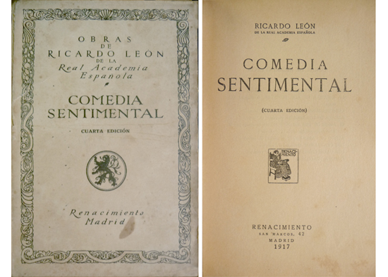 Comedia sentimental.