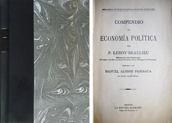 Compendio de Economía Política. Traducido por Manuel Alonso Paniagua.