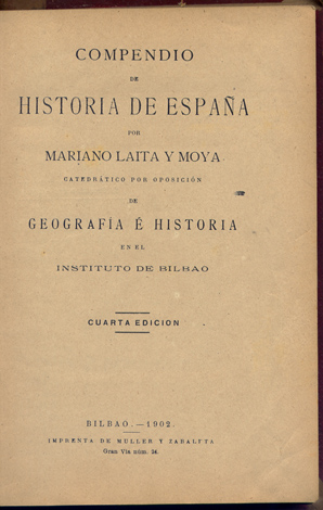 Compendio de Historia de España.