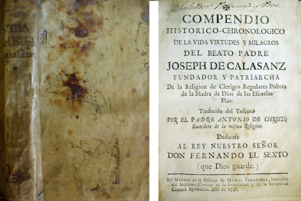 Compendio histórico-cronológico de la Vida, Virtudes y Milagros del Beato …
