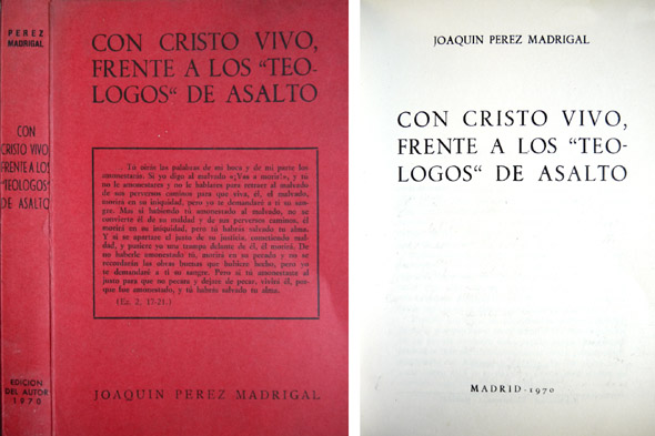 Con Cristo vivo, frente a los teólogos de asalto.