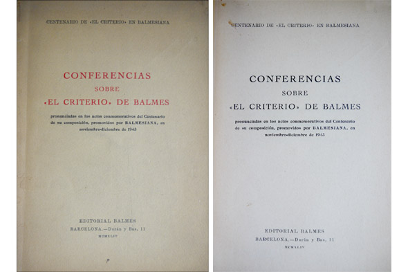 Conferencias sobre "El Criterio", en los actos conmemorativos del Centenario …