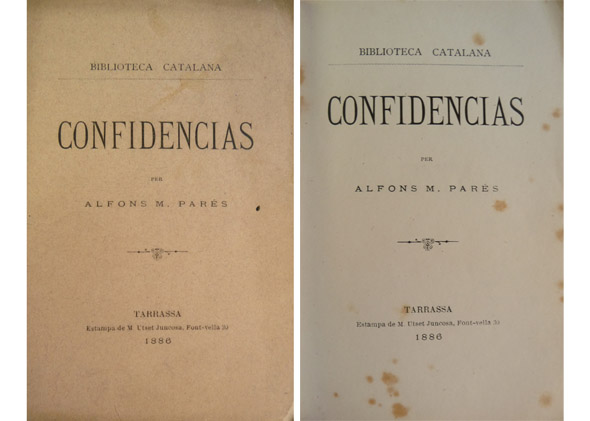 Confidencias. Poemas.