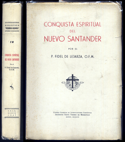 Conquista espiritual del Nuevo Santander.
