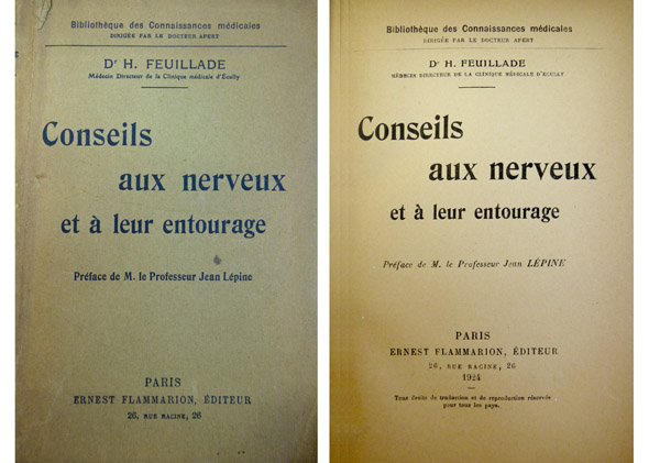 Conseils aux nerveux et à leur entourage. Préface de Jean …