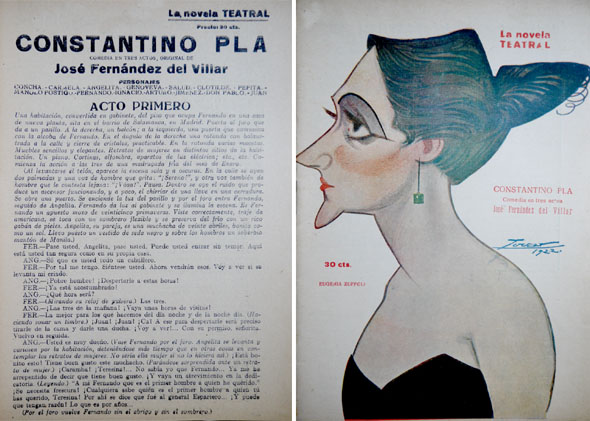 Constantino Pla. Comedia en tres actos.