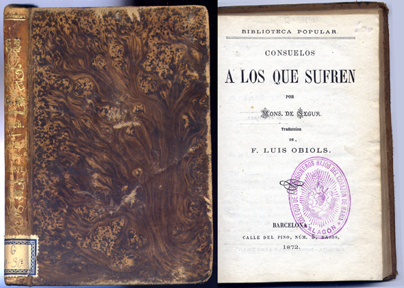 Consuelos a los que sufren. Traducción de F. Luis Obiols.
