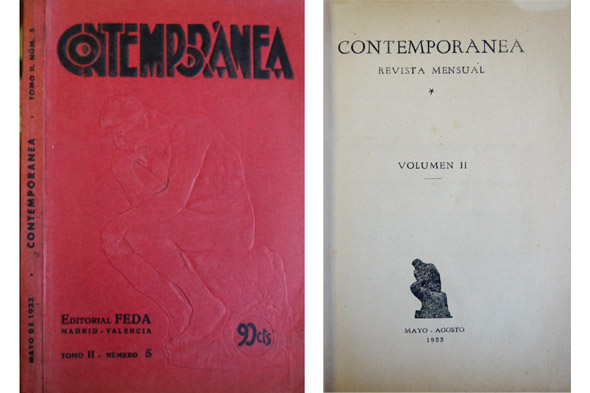 Contemporánea. Revista Mensual. Año I, Número 5: Matías Domínguez Ballarín: …