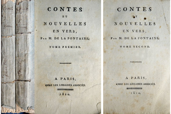 Contes et Nouvelles en vers. Tome Premier et Tome Second.