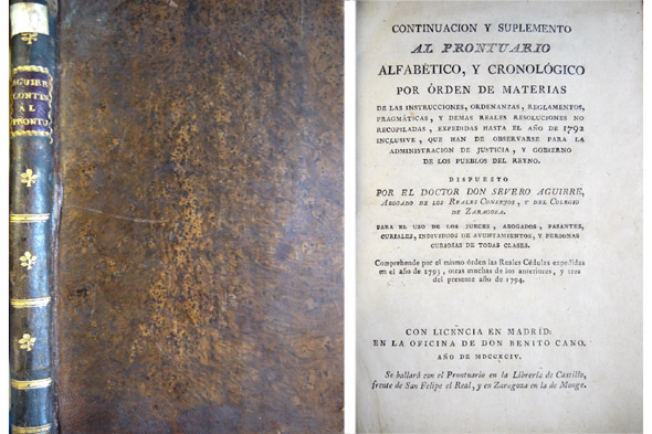 Continuación y suplemento al Prontuario alfabético y cronológico por orden …
