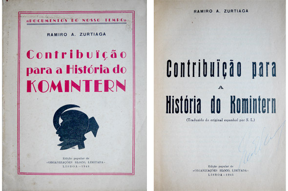 Contribuïção para a História do Komintern. Traduzido do original espanhol …