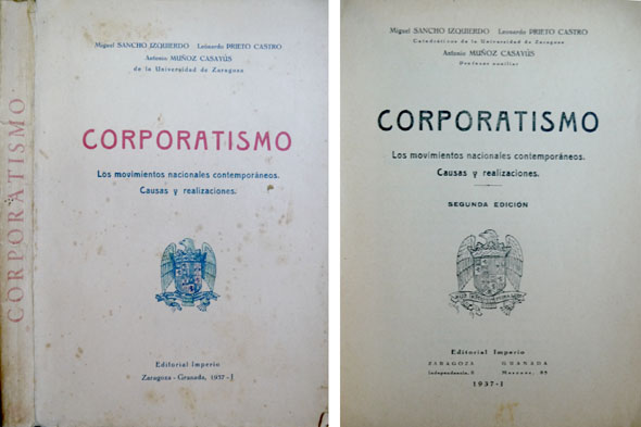 Corporatismo. Los movimientos nacionales contemporáneos. Causas y realizaciones.