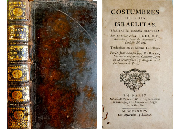 Costumbres de los Israelitas. Traducidas en el idioma castellano por …