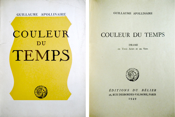 Couleur du Temps. Drame en trois actes et en vers. …