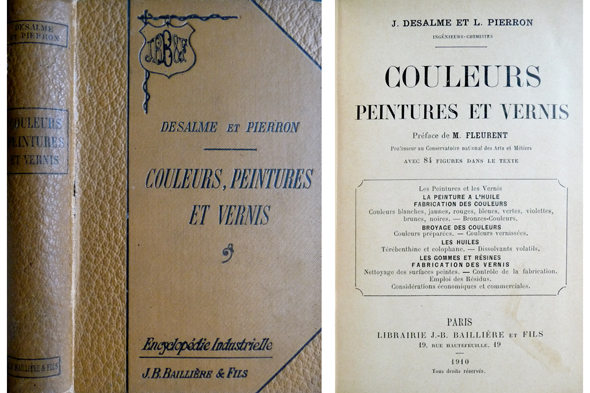 Couleurs, Peintures et Vernis. La Peinture à l'Huile. Fabrication des …
