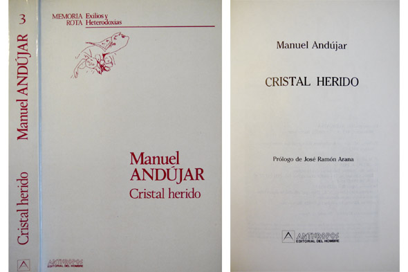 Cristal herido. Prólogo de José Ramón Arana.