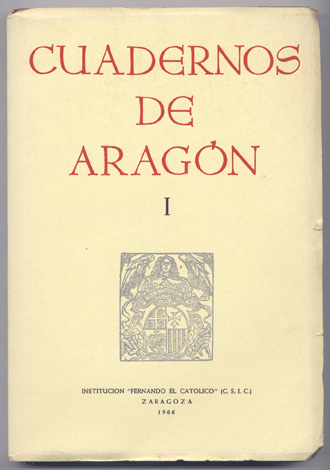 Cuadernos de Aragón. Número 1. [Antonio Beltrán Martinez: La economía …