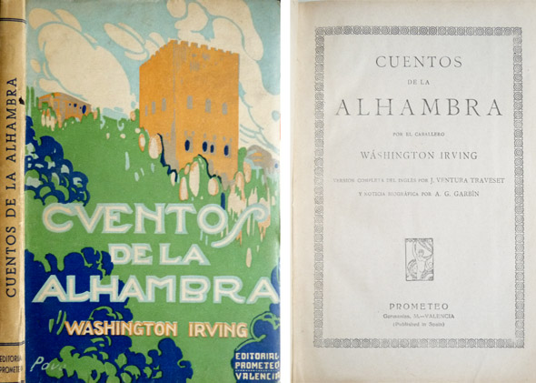 Cuentos de la Alhambra. Versión completa del inglés por José …