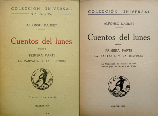 Cuentos del lunes: I: La fantasía y la historia. Traducción …