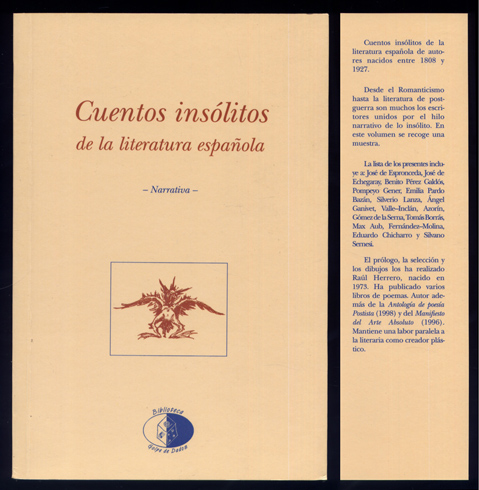 Cuentos insólitos de la literatura española. Selección, prólogo y dibujos …