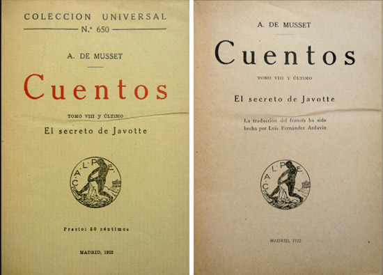 Cuentos.Tomo VIII: El secreto de Javotte. Traducción de Luis Fernández …