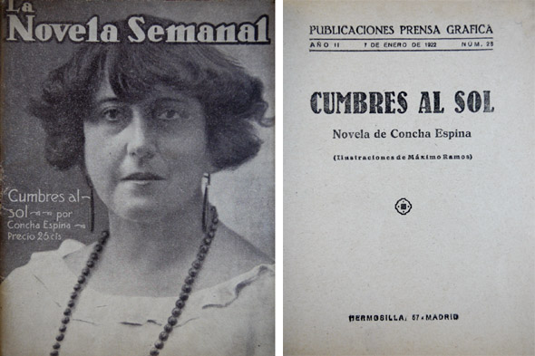 Cumbres al sol. Novela.