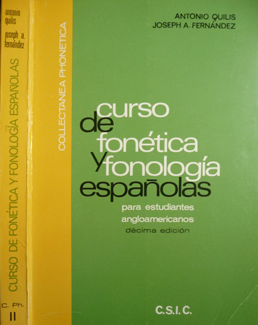 Curso de Fonética y Fonología españolas para estudiantes angloamericanos.