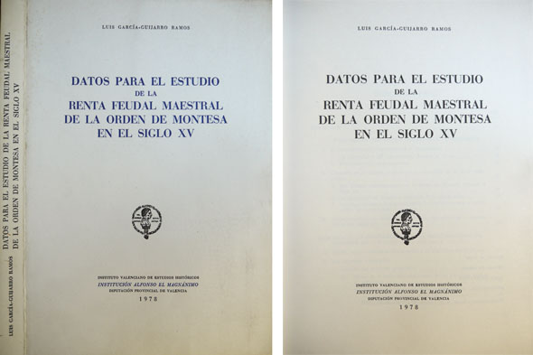 Datos para el estudio de la renta feudal maestral de …
