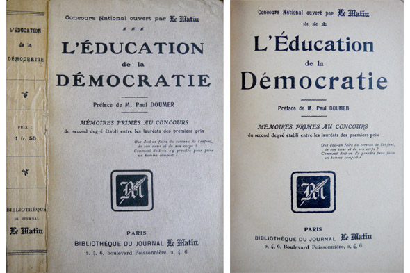 de la Démocratie. Mémoires primés au Concours National ouvert par …