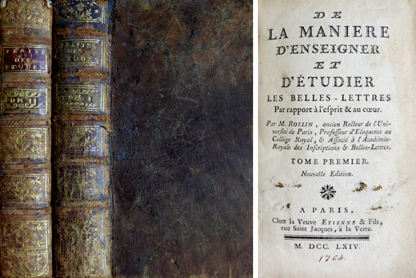 De la maniere d'enseigner et d'étudier les Belles Lettres par …