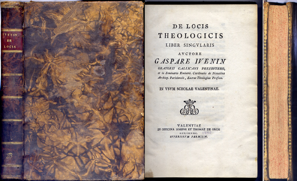 De Locis Theologicis. Liber singularis. In usum Scholae Valentinae.
