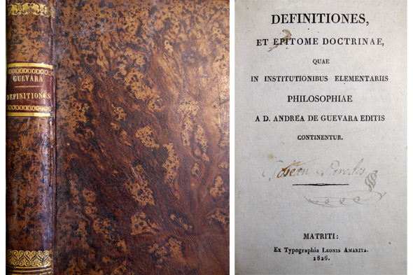 Definitiones et Epitome Doctrinae que in Institutionibus Elementariis Philosophiae a …