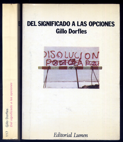 Del significado a las opciones. Traducción de Carlos Manzano.