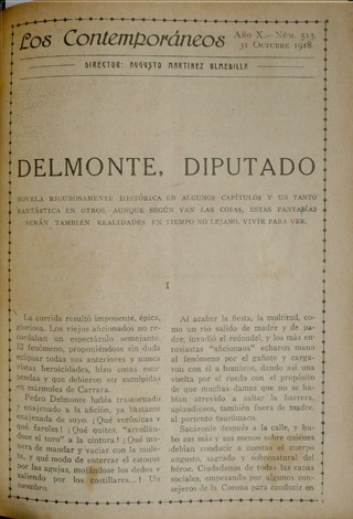 Delmonte, diputado. Novela rigurosamente histórica.