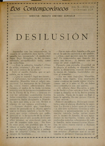 Desilusión.