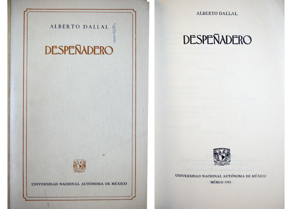 Despeñadero. Poesía.