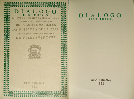 Diálogo histórico en que se descrive la maravillosa tradición y …