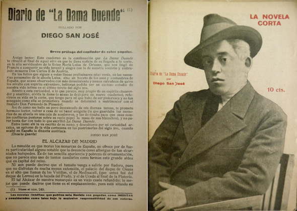 Diario de "La Dama Duende", hallado por Diego San José.