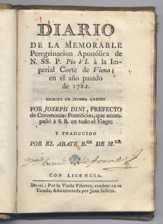 Diario de la memorable Peregrinación Apostólica de Nuestro Santísimo Papa …